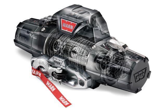 ZEON 12-S Platinum Winch 80' Synthetic Rope 12,000 Lb Capacity - 95960 Winch Warn Industries
