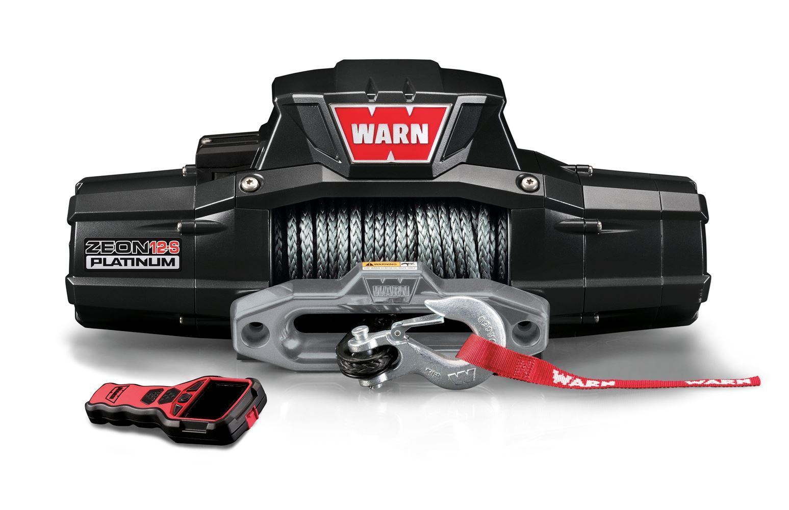 ZEON 12-S Platinum Winch 80' Synthetic Rope 12,000 Lb Capacity - 95960 Winch Warn Industries