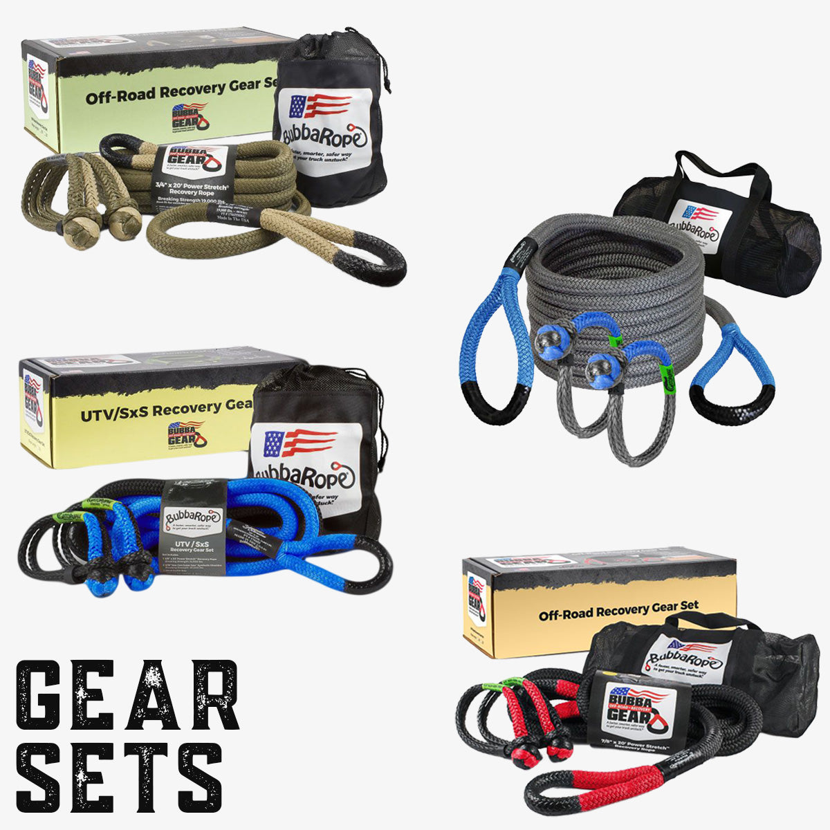 Bubba Rope Recovery Gear Sets