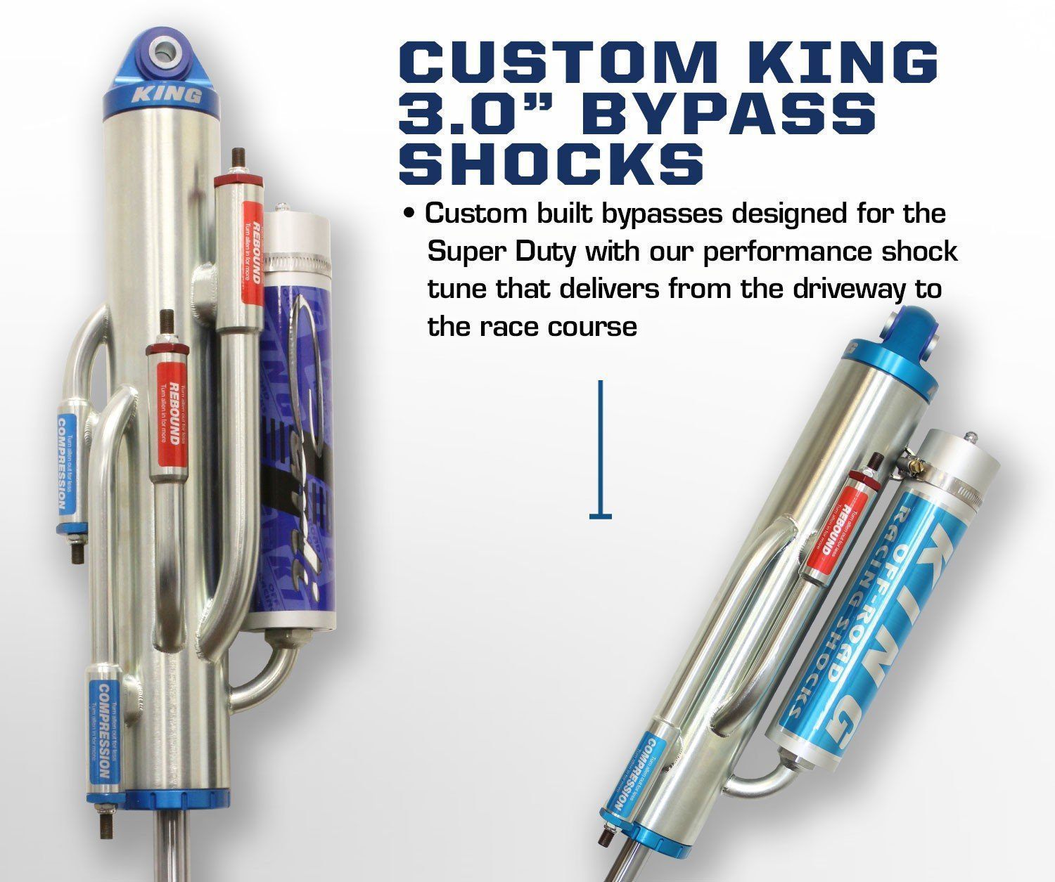 Carli Suspension | '05-Current Ford F250/350 4.5" Shock Packages