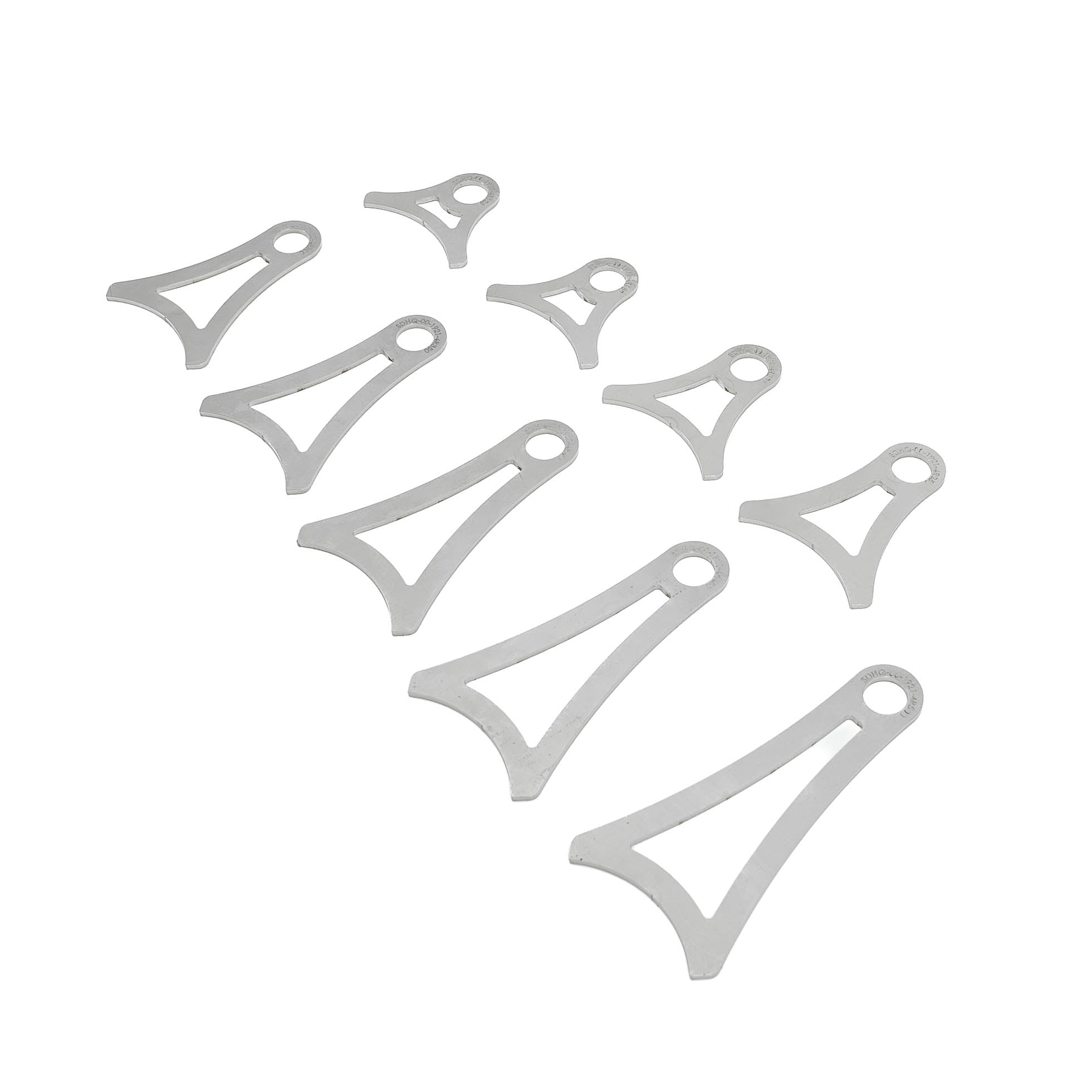 Universal SDHQ Built Stainless Steel Exhaust Hanger Tabs | For 4" Diameter Tubing