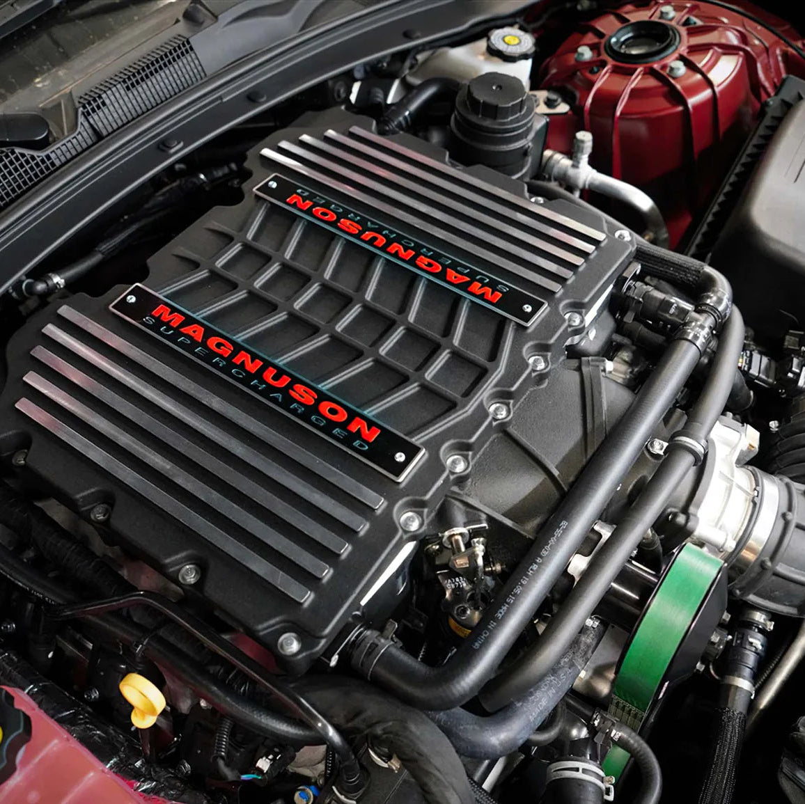 TVS2650R Magnum LT1 Camaro Supercharger System Front View