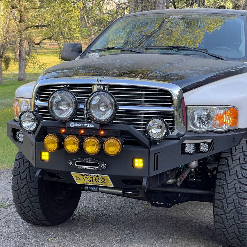 Brush Guard Light Mount Add-On Option (STINGER) Front View