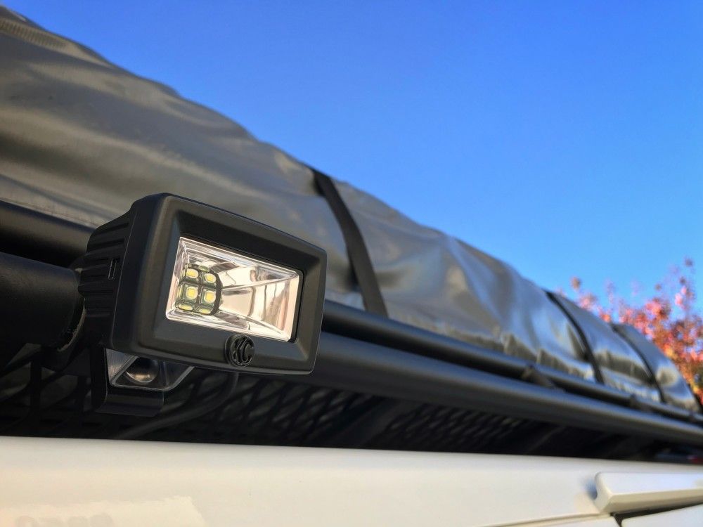 KC HiLites 2" C-Series C2 LED - 2-Light System - Backup - 20W Flood Beam