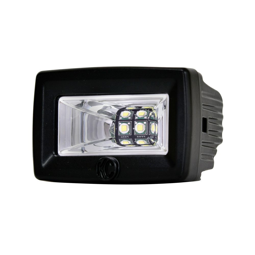 KC HiLites 2" C-Series C2 LED - 2-Light System - Backup - 20W Flood Beam