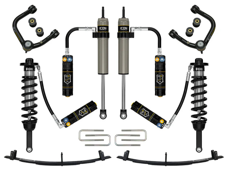 ICON 2005-2015 Toyota Tacoma 0-3.5" Lift/2016-2023 Tacoma 0-2.75" Lift, Stage 6 Suspension System, Tubular, CDCV