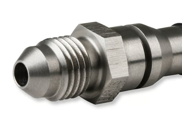 Earl's -4AN Male to OE (original equipment) Late Model Ford/GM/Chrysler Clutch Master Cylinder & Clutch Release Bearings Front View Silver