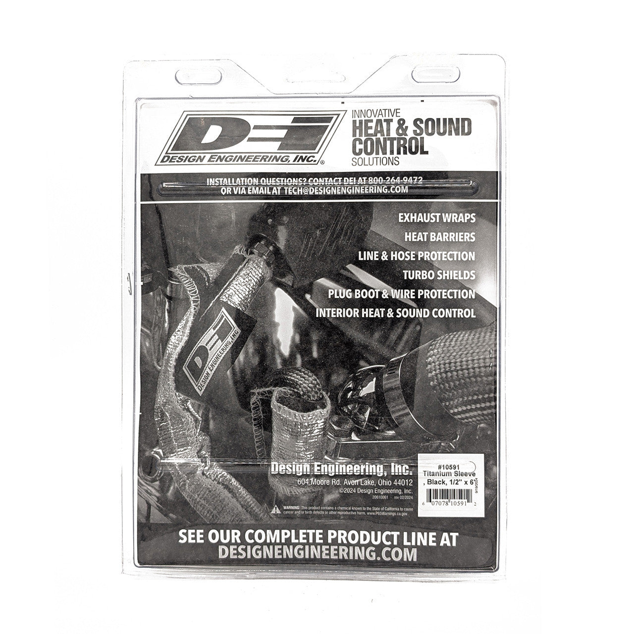 Black Titanium™ Protect-A-Sleeve - 1/2" x 72"