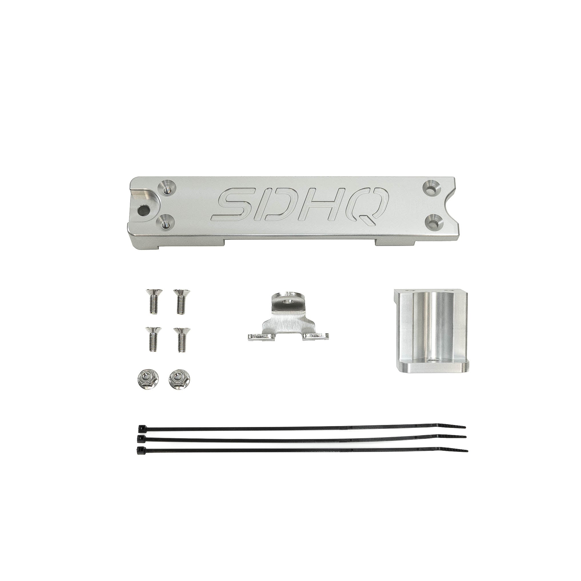 2011-2016 Ford Super Duty SDHQ Built Single Battery Billet Battery Hold Down Kit