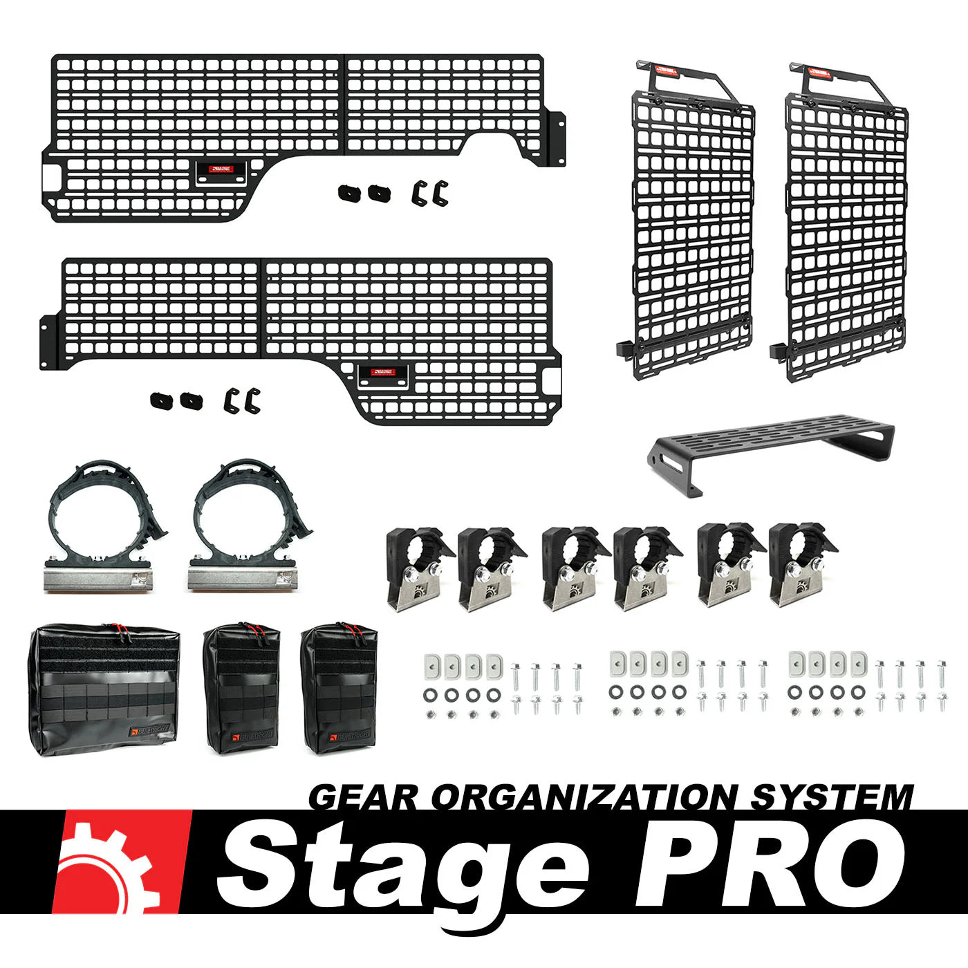 '19-23 Ford Ranger BuiltRight Bedside Rack System