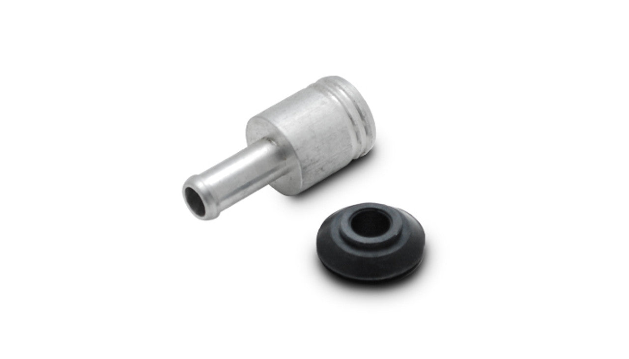 No-Weld Aluminum Vacuum Line Fittings Front View