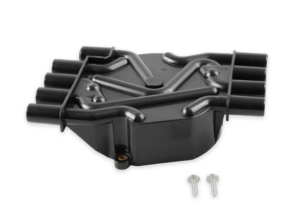 ACCEL Distributor Cap - Chevy / GMC Vortec - V8 - Female - Socket Style - Crab - Black Display 