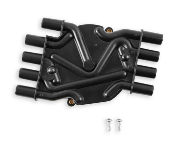 ACCEL Distributor Cap - Chevy / GMC Vortec - V8 - Female - Socket Style - Crab - Black Display 