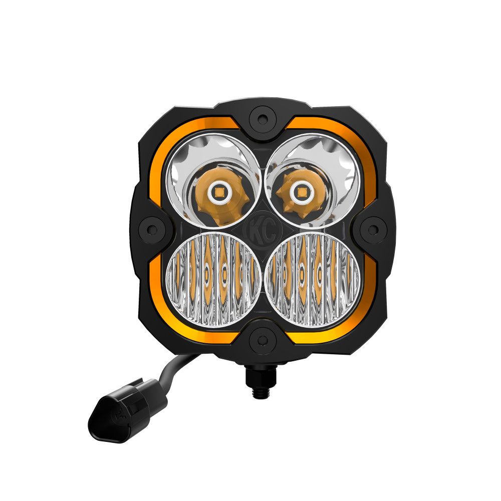 KC HiLites FLEX ERA 4 | Single Master LED Light Pod Kit