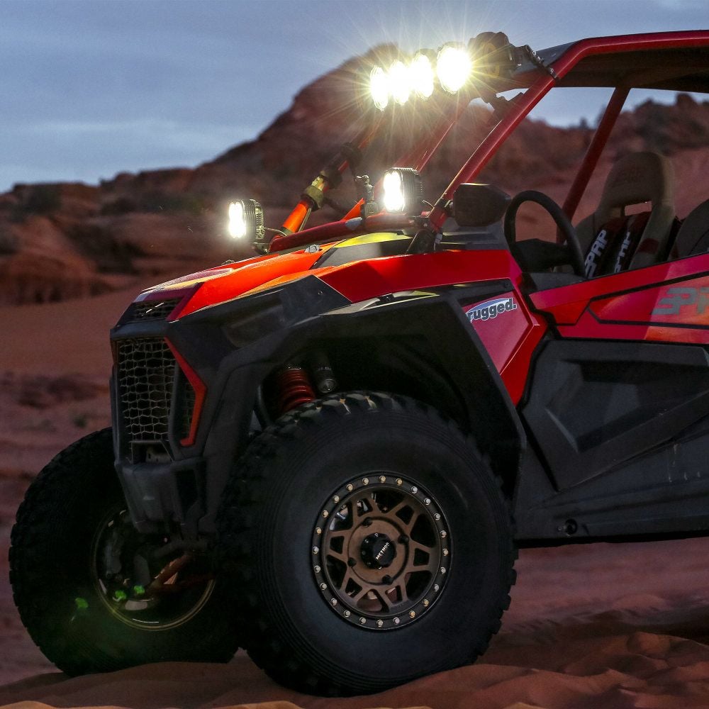 KC HiLites FLEX ERA 4 | Single Master LED Light Pod Kit