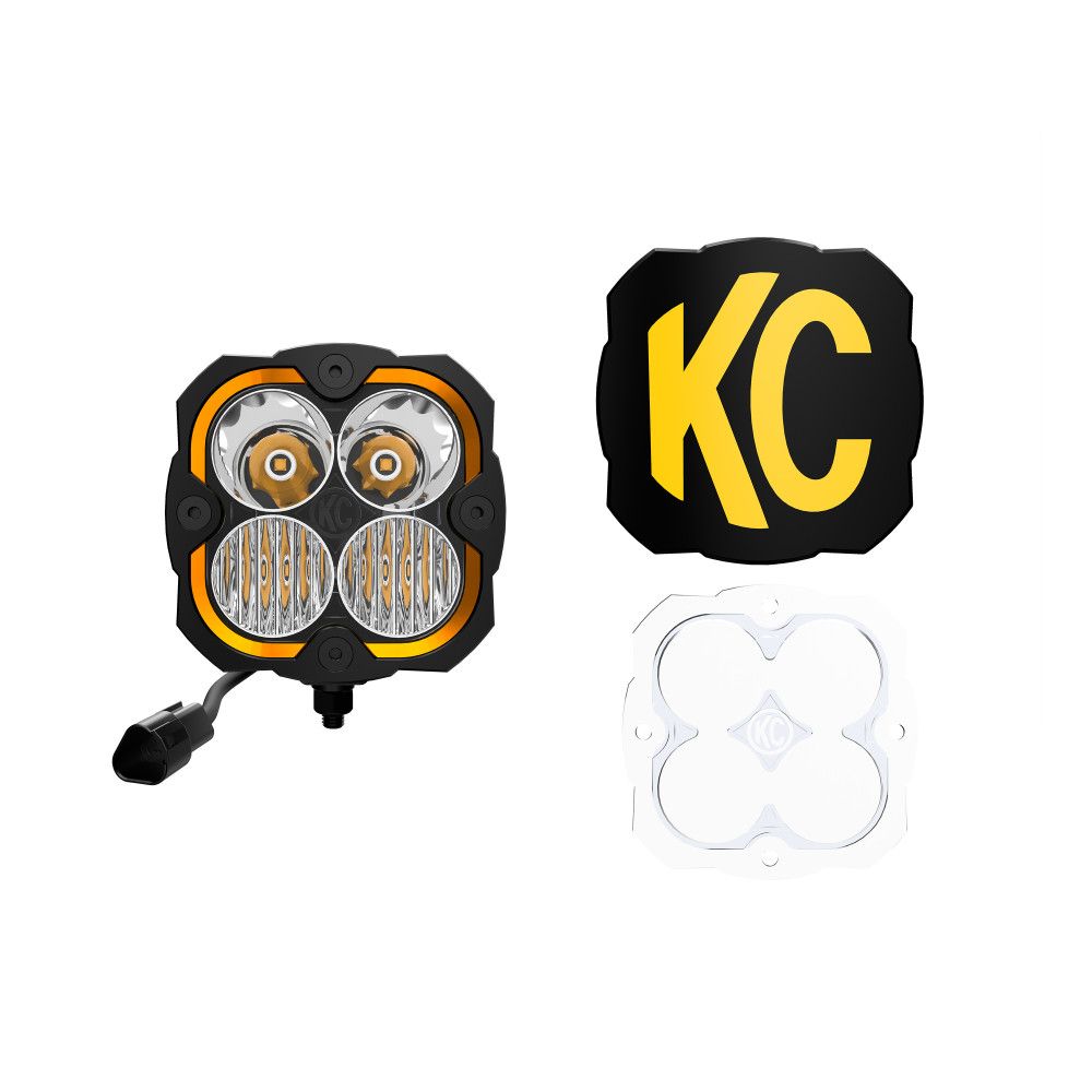KC HiLites FLEX ERA 4 | Single Master LED Light Pod Kit
