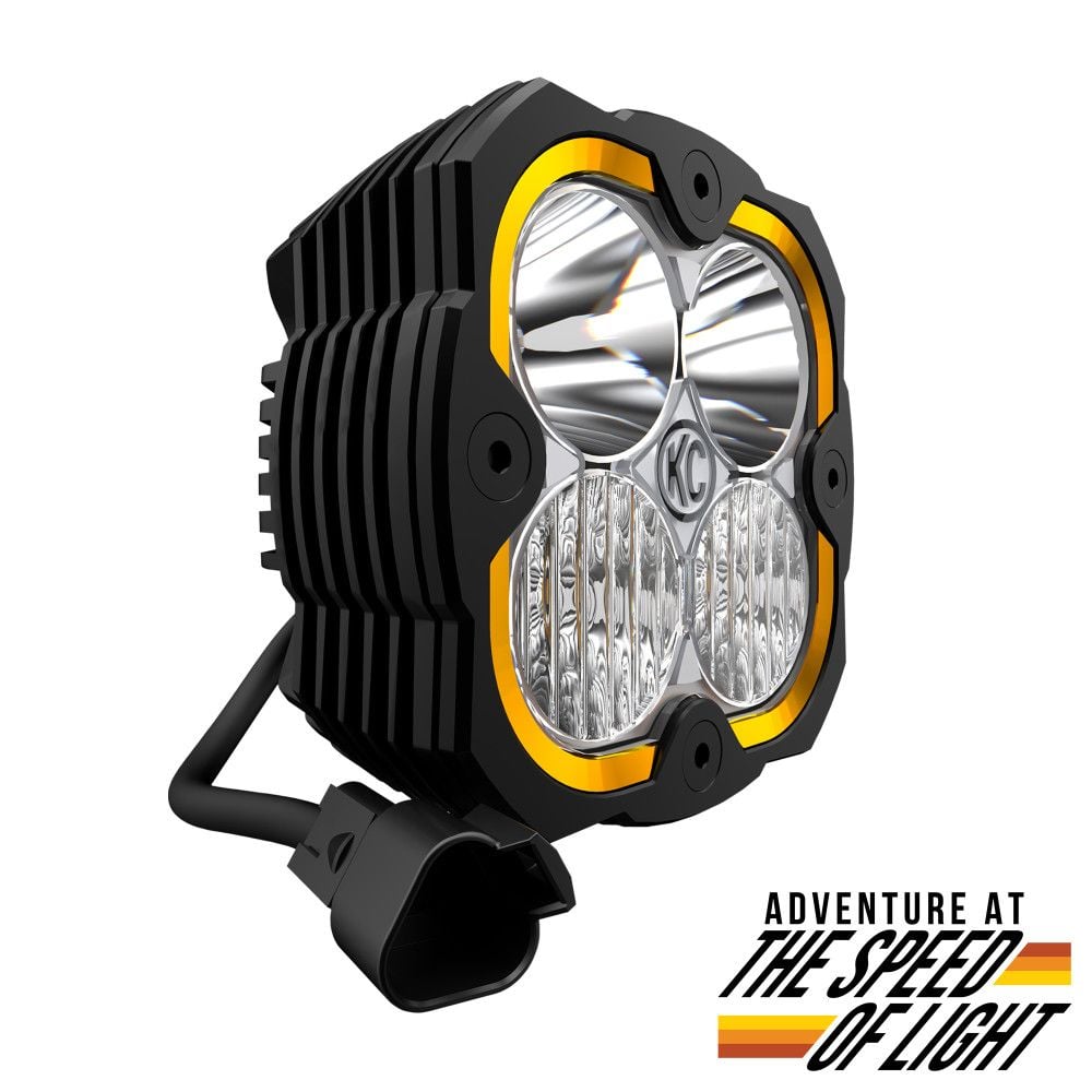KC HiLites FLEX ERA 4 | Single Master LED Light Pod Kit