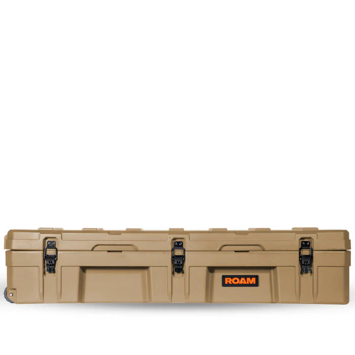 128L Rolling Rugged Case Front View Tan