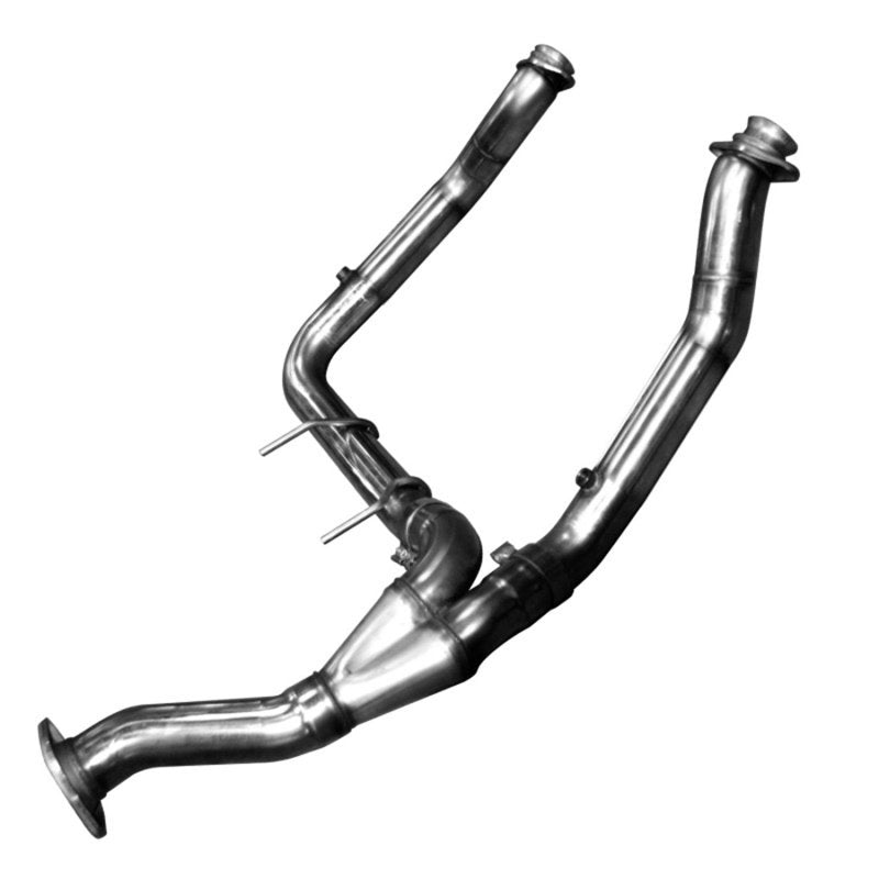 3" SS Comp. Only Turbo Down Y-Pipe. 2011-2014 F150 EcoBoost Front View