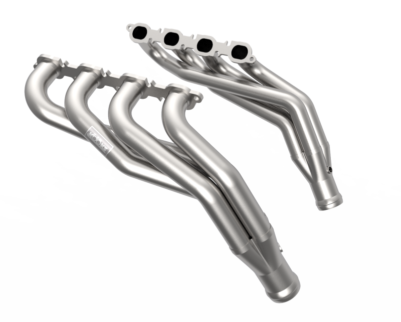 2" x 3" Stainless Steel Headers. 2020-2022 F250/F350 Super Duty 7.3L (Gas) Front View