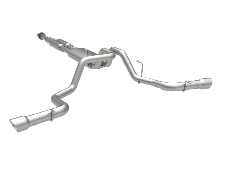 Dual Side Exit Cat-Back w/Polished Tips | 2015-2020 F150 2.7L/3.5L/5.0L