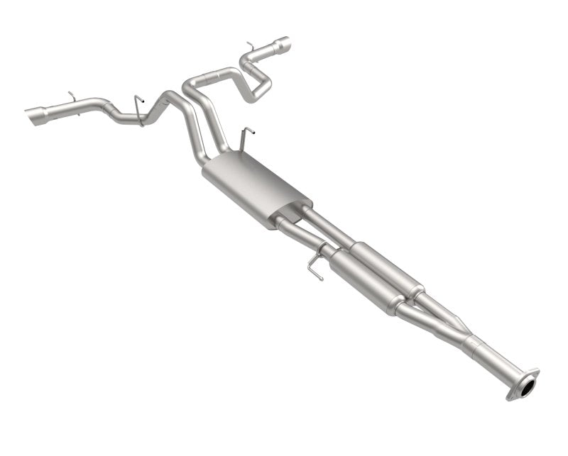 Dual Side Exit Cat-Back w/Polished Tips | 2015-2020 F150 2.7L/3.5L/5.0L