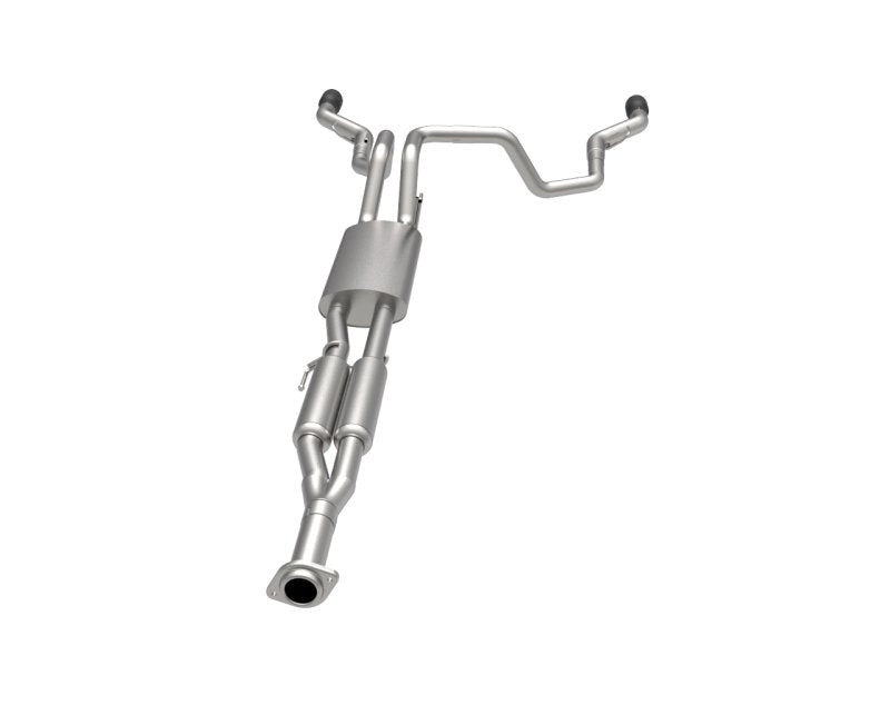 Dual Rear Exit Cat-Back w/Black Tips | 2015-2020 F150 2.7L/3.5L/5.0L