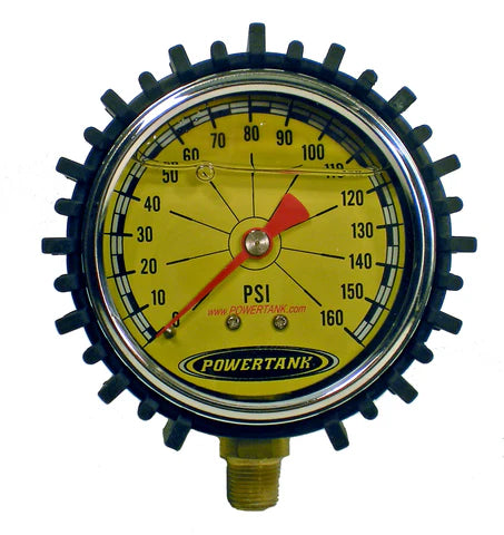 Replacement Gauge - 160 psi Liquid Analog for Tire Inflator Gauge