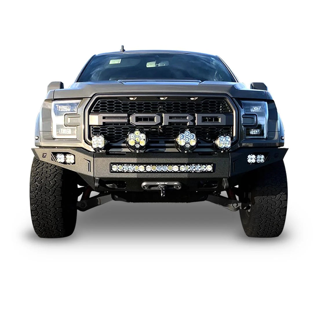 2017-2020 FORD RAPTOR OCTANE WINCH FRONT BUMPER Front View