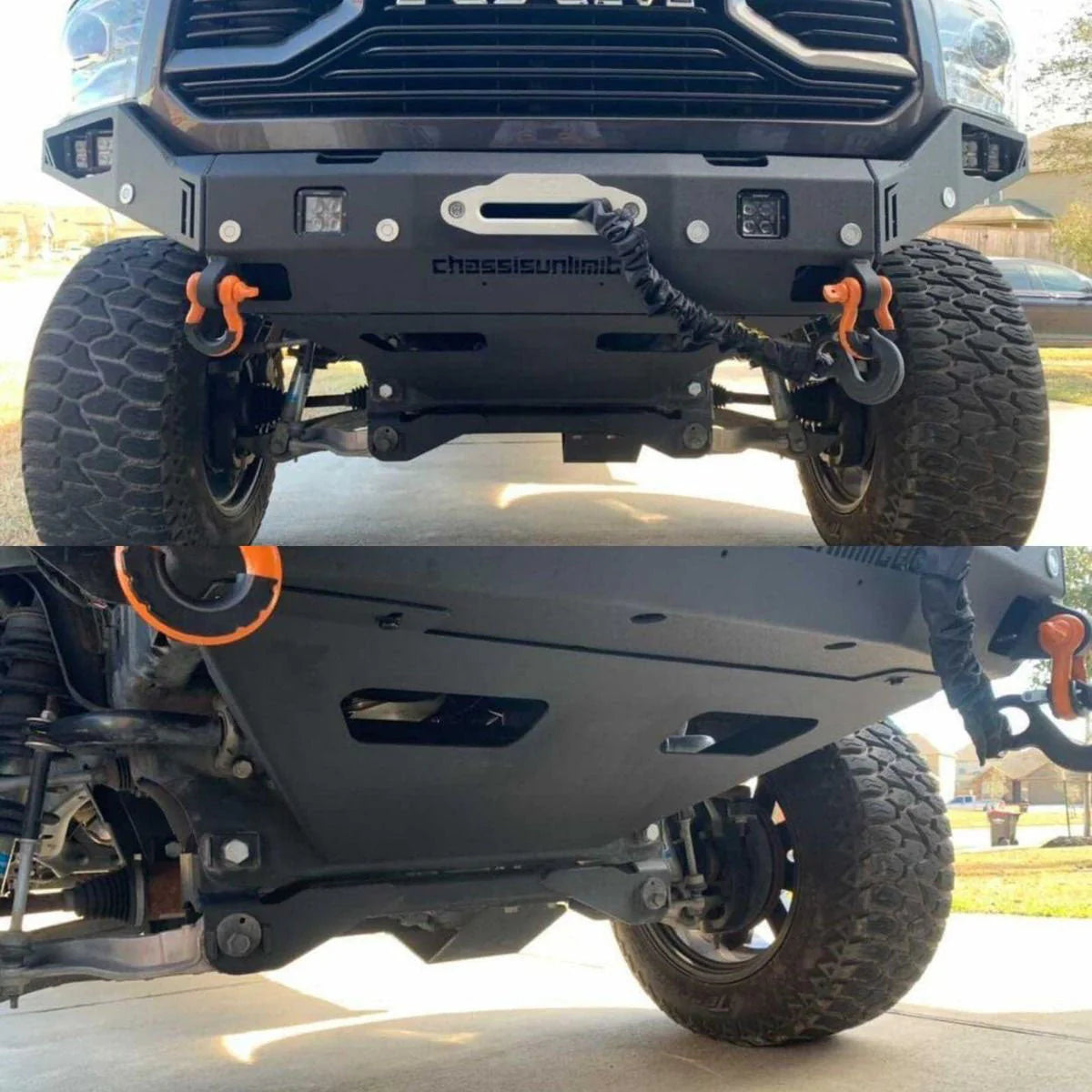 2013-2018 RAM 1500 OCTANE SKID PLATE Front View