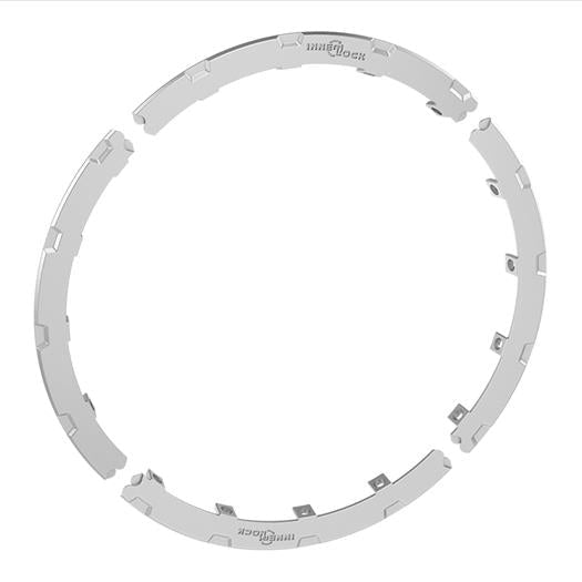 17" RECON PRO HALO ROCK RING KIT ALUMINUM Front View