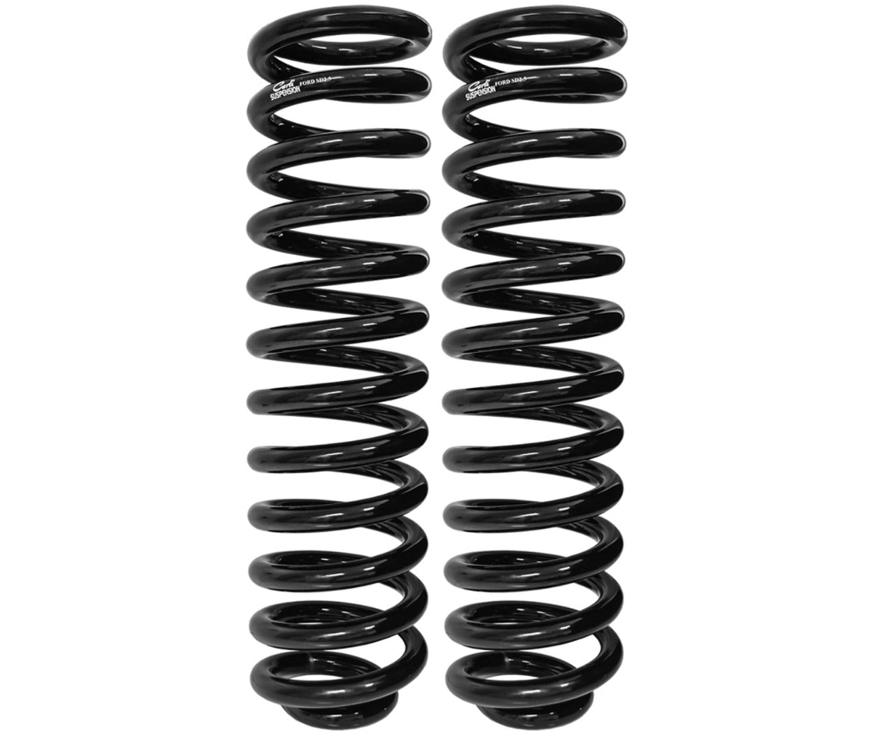 '08-10 Ford F250/350 2.0 Commuter System-2.5" Lift Display of Springs