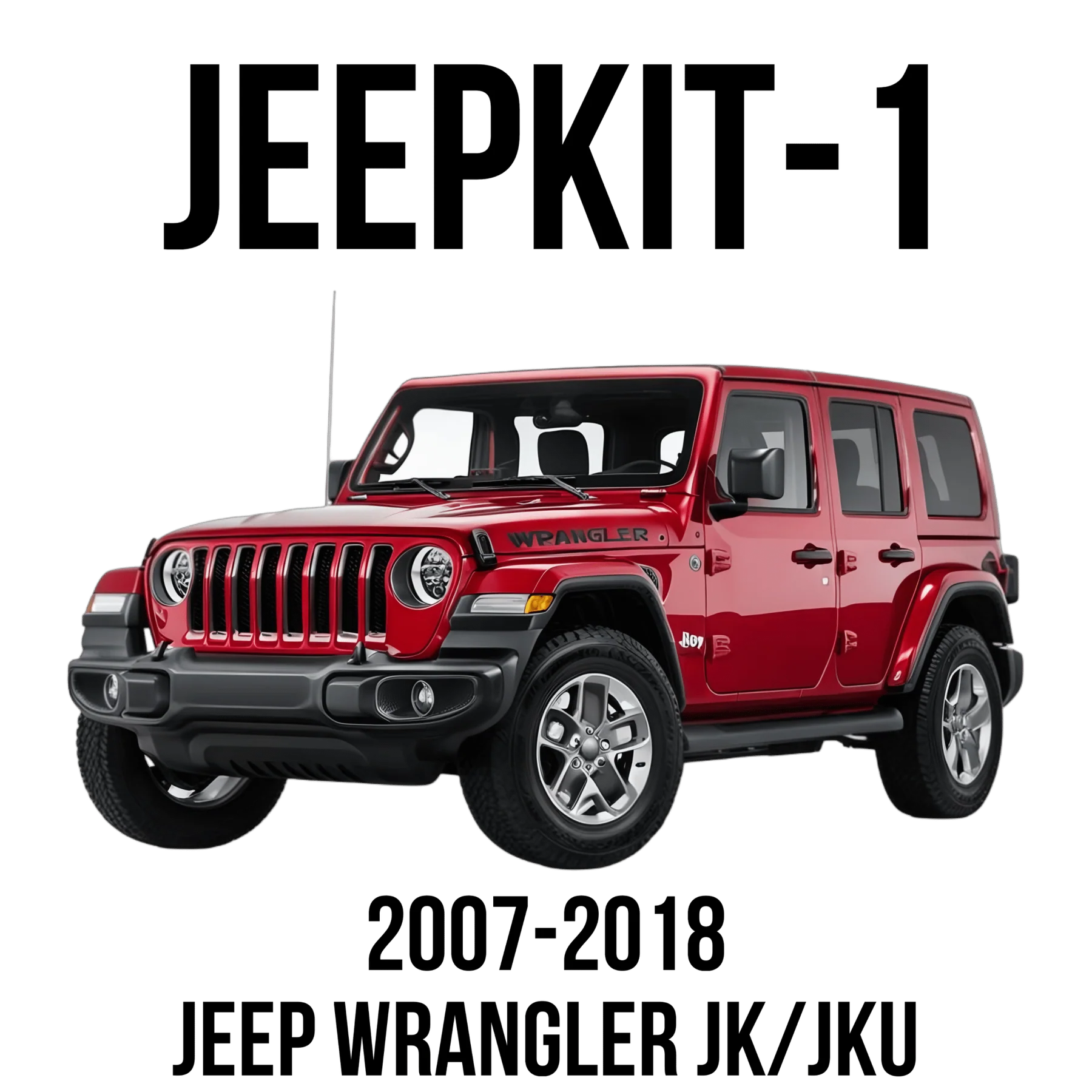2008-2018 Jeep Wrangler JK Air Horn System with Model 101 Air Horn
