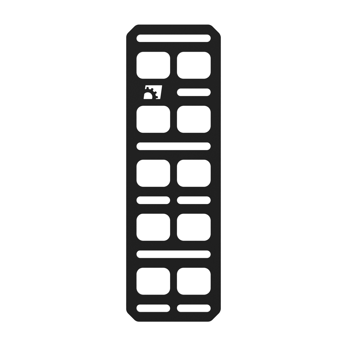 Tech Plate - 3.5"x11.0" | Universal MOLLE Mounting Panel Front View