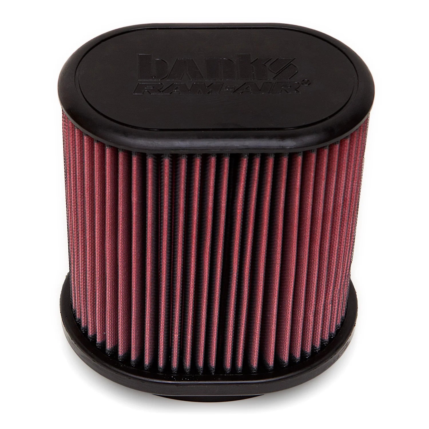 Ram-Air® Oiled or Dry Filter, Cold Air Intake System Front View Red