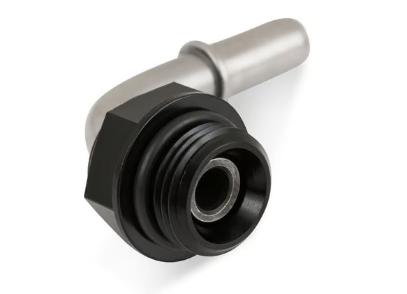 Earl's Fuel Rail & Fuel Module Quick Connect Front View Silver