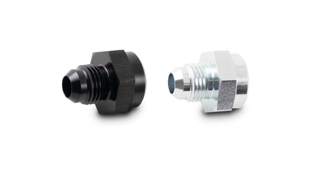Male AN Flare to Female Inverted Flare Adapters | -6 AN Size Front View
