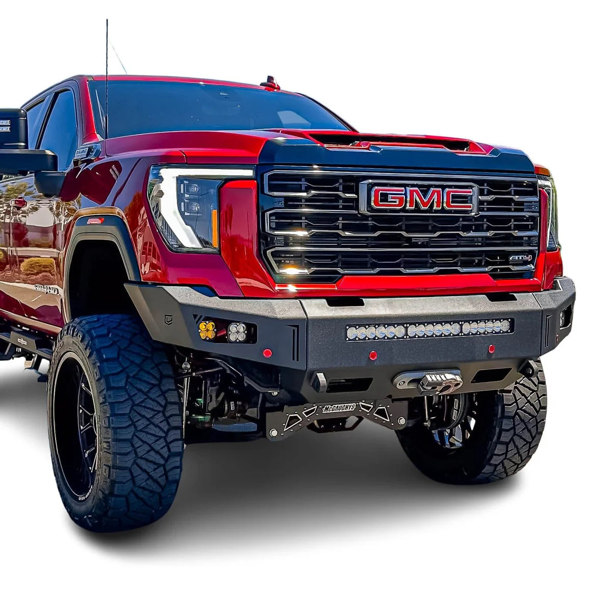 2024+ GMC SIERRA 2500/3500 OCTANE SERIES FRONT WINCH BUMPER Front View