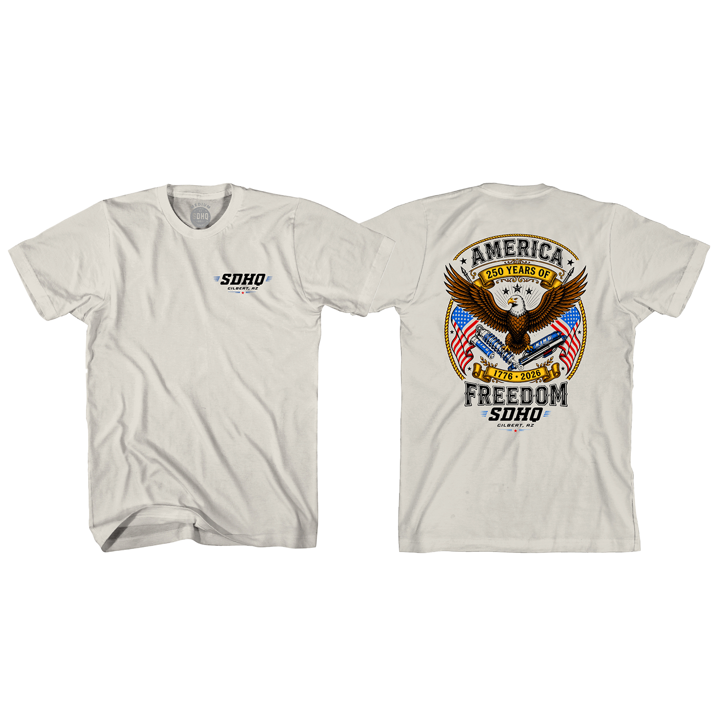 250 Years Of Freedom T-Shirt | Cream