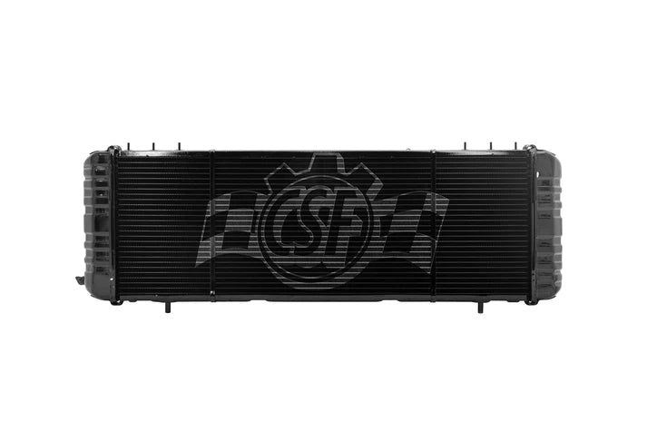 88-90 Cherokee (XJ) 4.0L w/o filler neck (3-Row Copper Core) Radiator Front View