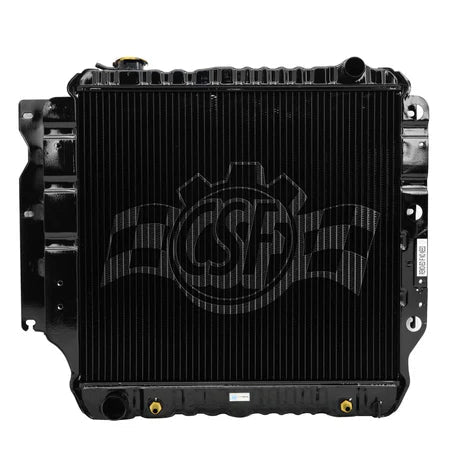 87-04 Jeep Wrangler (3 ROW Copper Core) Radiator Front View