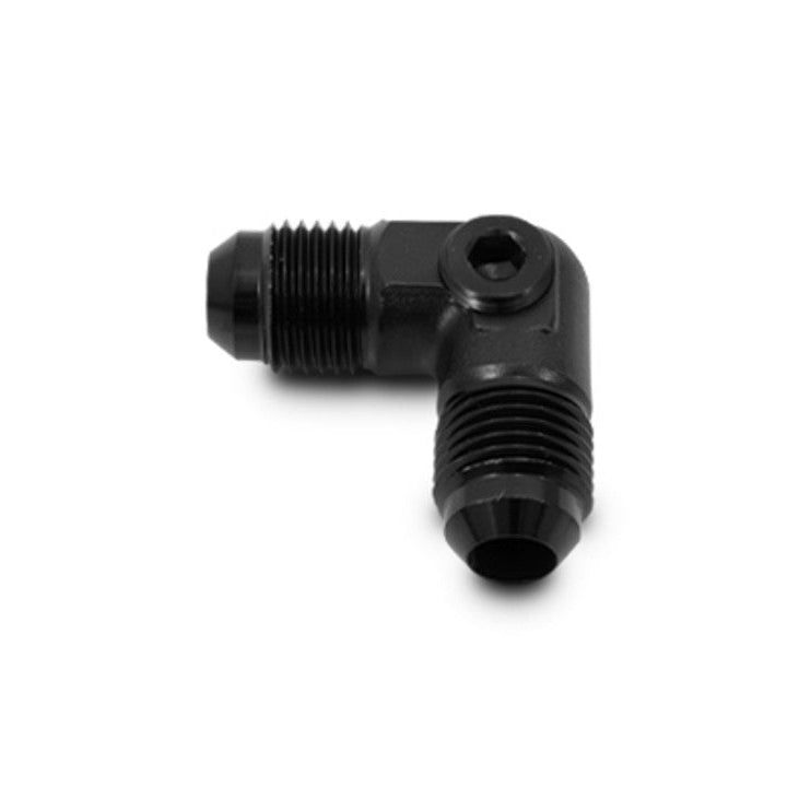 Male AN Flare 90 Degree Union Adapters with 1/8" NPT Port Front View