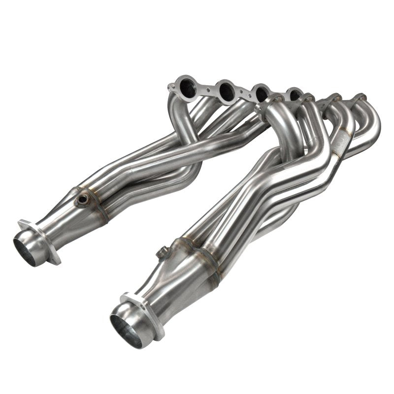 1-7/8" Stainless Headers. 1999-2013 GM 1/2 Ton Truck/2000-2013 SUV. Front View