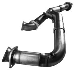 3" SS Comp. Only Y-Pipe. 2007-2008 GM Truck 4.8L/5.3L/6.0L. Connects to OEM. Front View