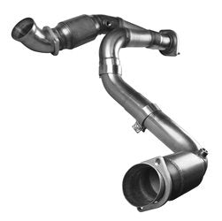 1-3/4" Header and Catted Connection Kit. 2007-2008 GM 1500 Series 4.8L/5.3L/6.0L Front View