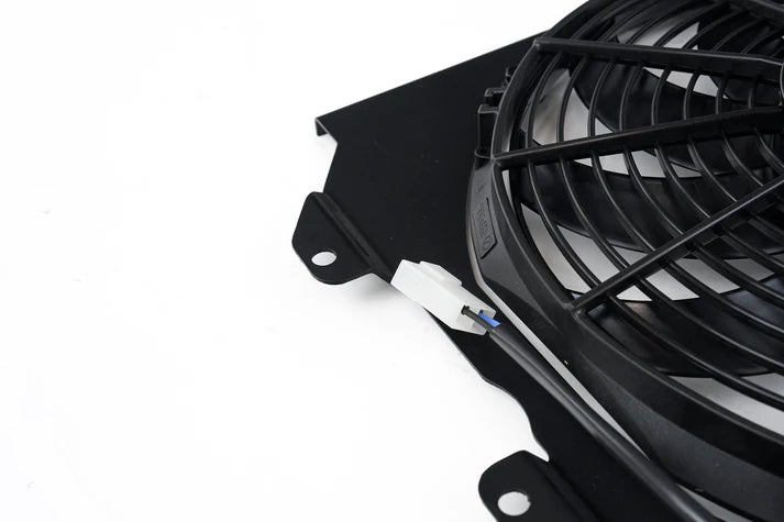 92-00 Civic All-Aluminum Fan Shroud w/ 12-inch SPAL Fan Front View