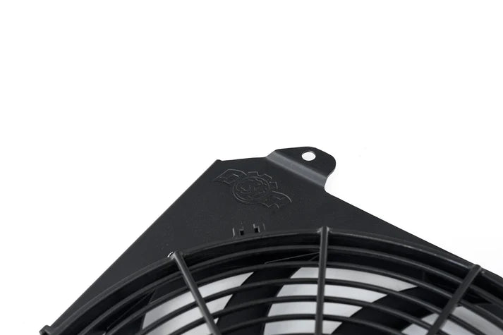 92-00 Civic All-Aluminum Fan Shroud w/ 12-inch SPAL Fan Front View