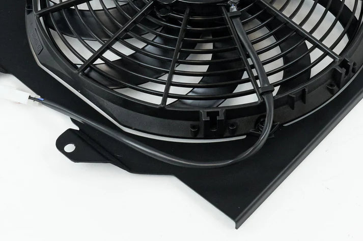 92-00 Civic All-Aluminum Fan Shroud w/ 12-inch SPAL Fan Front View