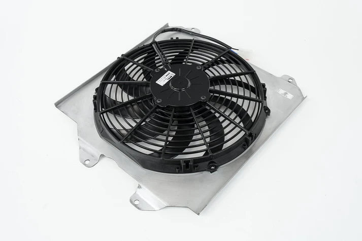 92-00 Civic All-Aluminum Fan Shroud w/ 12-inch SPAL Fan Front View