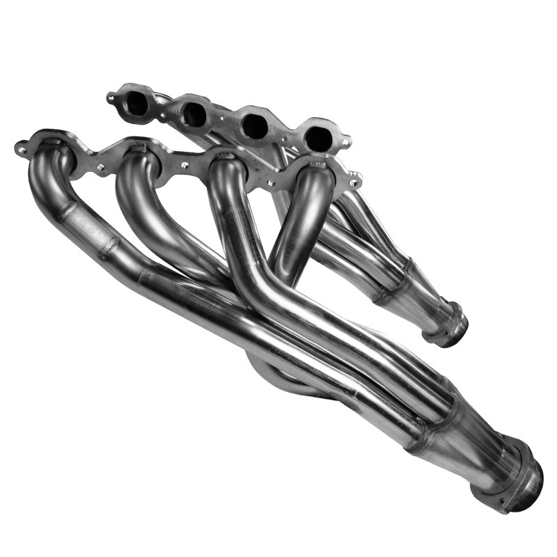 1-3/4" Stainless Headers. 2014+ GM 1500 Series Truck / 2015+ SUV 5.3L/6.2L Front View